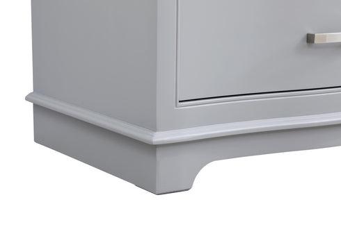 Elegant Lighting Knox Vanity Cabinet 36 Inch W x 22 Inch D x 34 Inch H grey Model: VF10236GR