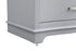 Elegant Lighting Knox Vanity Cabinet 36 Inch W x 22 Inch D x 34 Inch H grey Model: VF10236GR