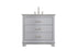 Elegant Lighting Knox Vanity Cabinet 36 Inch W x 22 Inch D x 34 Inch H grey Model: VF10236GR