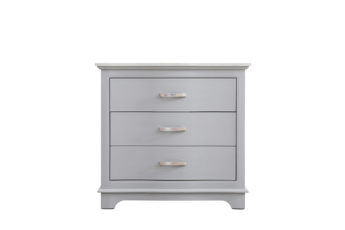 Elegant Lighting Knox Vanity Cabinet 36 Inch W x 22 Inch D x 34 Inch H grey Model: VF10236GR
