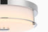 Elegant Lighting Kolson 1 Light Flush Mount D12 Inch H4 Inch LED 18 Watt 3CCT in Chrome Model: LD304F12C