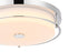 Elegant Lighting Kolson 1 Light Flush Mount D16 Inch H4 Inch LED 24 Watt 3CCT in Chrome Model: LD304F16C