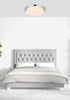 Elegant Lighting Kolson 1 Light Flush Mount D20 Inch H4 Inch LED 24 Watt 3CCT in Chrome Model: LD304F20C