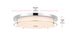 Elegant Lighting Kolson 1 Light Flush Mount D20 Inch H4 Inch LED 24 Watt 3CCT in Chrome Model: LD304F20C