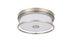 Elegant Lighting Kolson Flush Mount D12 Inch H4 Inch LED 18 Watt 3CCT in Polished Nickel Model: LD305F12PN