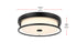 Elegant Lighting Kolson Flush Mount D16 Inch H4 Inch LED 24 Watt 3CCT in Black Model: LD305F16BK