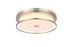 Elegant Lighting Kolson Flush Mount D16 Inch H4 Inch LED 24 Watt 3CCT in Polished Nickel Model: LD305F16PN