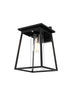 Elegant Lighting Lambert 1 Light Wall sconce W8.5 Inch E9.5 Inch H14 Inch L1 in Black Model: OD346W14BK