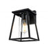 Elegant Lighting Lambert 7 inch Outdoor Pendant in Black Model: OD346W11BK