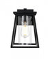 Elegant Lighting Lambert 7 inch Outdoor Pendant in Black Model: OD346W11BK