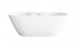 Elegant Lighting Landon 67 inch Bathtub in Glossy White with Brushed Gold Trim Model: BT30567GW-BGD
