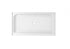 Elegant Lighting Laredo 48x32 Inch Single Threshold Shower Tray Center Drain in Glossy White Model: STY01-C4832