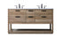 Elegant Lighting Larkin 60 Inch Double Bathroom Vanity in Natural Oak Model: VF19260DNT