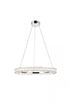 Elegant Lighting Laurel LED 26 inch in Chrome pendant Model: 3506D26C