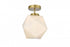Elegant Lighting Lawrence 10 inch Flush Mount Frosted White Shade in Satin Gold in Satin Gold and Frosted White Finish Model: LD2347SG