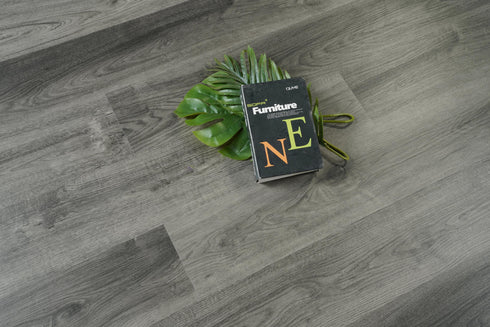 Elegant Lighting Legacy Luxury Vinyl Flooring 7 x 48 x 5.5mm 12 mil in Shadow oak Grey in Shadow Oak Gray Finish Model: LVFGRY20-7-5.5-V2