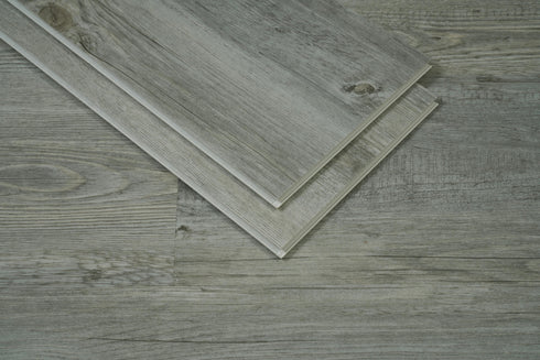 Elegant Lighting Legacy Luxury Vinyl Flooring 7 x 48 x 7mm 20 mil in Ash Grey in Ash Gray Finish Model: LVFGRY03-7-7-V2