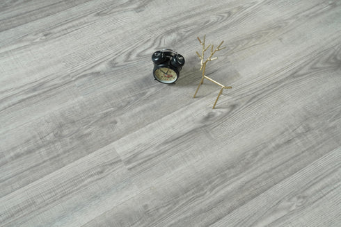 Elegant Lighting Legacy Luxury Vinyl Flooring 7 x 48 x 7mm 20 mil in Fossil oak Grey in Fossil Oak Gray Finish Model: LVFGRY01-7-7-V2