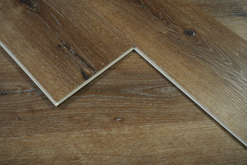 Elegant Lighting Legacy Luxury Vinyl Flooring 7 x 48 x 7mm 20 mil in Hickory Oak Model: LVFOAK05-7-7-V2