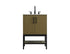 Elegant Lighting Lennox Vanity Cabinet 2Dr 24 Inch x22 Inch x34 Inch in Chestnut Brown Model: VF60724MCB