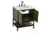 Elegant Lighting Lennox Vanity Cabinet 2Dr 30 Inch x22 Inch x34 Inch in Chestnut Brown Model: VF60730MCB