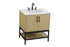 Elegant Lighting Lennox Vanity Cabinet 2Dr 30 Inch x22 Inch x34 Inch in Honey Brown Model: VF60730MHB