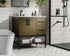 Elegant Lighting Lennox Vanity Cabinet 2Dr2Dw 32 Inch x22 Inch x34 Inch in Chestnut Brown Model: VF60732MCB