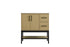 Elegant Lighting Lennox Vanity Cabinet 2Dr2Dw 32 Inch x22 Inch x34 Inch in Honey Brown Model: VF60732MHB