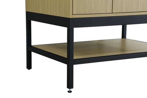 Elegant Lighting Lennox Vanity Cabinet 2Dr2Dw 32 Inch x22 Inch x34 Inch in Honey Brown Model: VF60732MHB