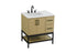 Elegant Lighting Lennox Vanity Cabinet 2Dr2Dw 32 Inch x22 Inch x34 Inch in Honey Brown Model: VF60732MHB