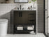 Elegant Lighting Lennox Vanity Cabinet 2Dr2Dw 32 Inch x22 Inch x34 Inch in Mocha Brown Model: VF60732MMB
