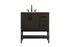 Elegant Lighting Lennox Vanity Cabinet 2Dr2Dw 32 Inch x22 Inch x34 Inch in Mocha Brown Model: VF60732MMB