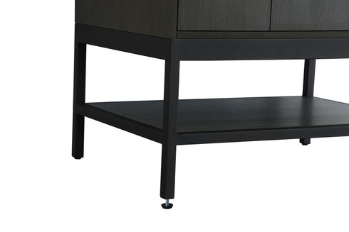 Elegant Lighting Lennox Vanity Cabinet 2Dr2Dw 32 Inch x22 Inch x34 Inch in Mocha Brown Model: VF60732MMB
