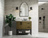 Elegant Lighting Lennox Vanity Cabinet 2Dr2Dw 36 Inch x22 Inch x34 Inch in Chestnut Brown Model: VF60736MCB