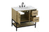 Elegant Lighting Lennox Vanity Cabinet 2Dr2Dw 36 Inch x22 Inch x34 Inch in Honey Brown Model: VF60736MHB