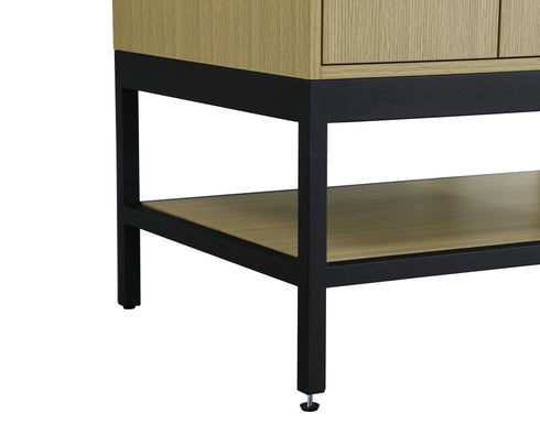 Elegant Lighting Lennox Vanity Cabinet 2Dr2Dw 36 Inch x22 Inch x34 Inch in Honey Brown Model: VF60736MHB