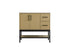 Elegant Lighting Lennox Vanity Cabinet 2Dr2Dw 36 Inch x22 Inch x34 Inch in Honey Brown Model: VF60736MHB