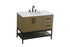 Elegant Lighting Lennox Vanity Cabinet 2Dr2Dw 42 Inch x22 Inch x34 Inch in Chestnut Brown Model: VF60742MCB