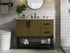 Elegant Lighting Lennox Vanity Cabinet 2Dr2Dw 42 Inch x22 Inch x34 Inch in Chestnut Brown Model: VF60742MCB