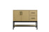 Elegant Lighting Lennox Vanity Cabinet 2Dr2Dw 42 Inch x22 Inch x34 Inch in Honey Brown Model: VF60742MHB