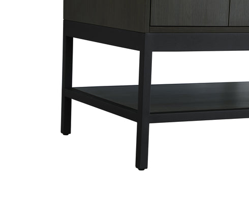 Elegant Lighting Lennox Vanity Cabinet 2Dr2Dw 42 Inch x22 Inch x34 Inch in Mocha Brown Model: VF60742MMB