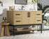 Elegant Lighting Lennox Vanity Cabinet 2Dr4Dw 48 Inch x22 Inch x34 Inch in Honey Brown Model: VF60748MHB