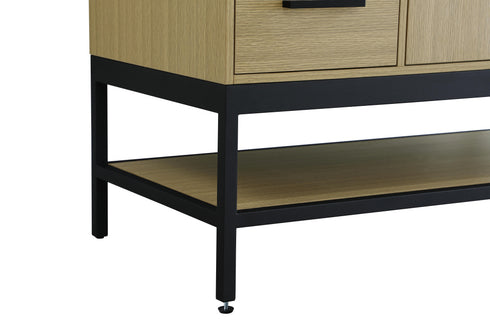 Elegant Lighting Lennox Vanity Cabinet 2Dr4Dw 54 Inch x22 Inch x34 Inch in Honey Brown Model: VF60754MHB