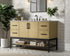 Elegant Lighting Lennox Vanity Cabinet 2Dr4Dw 54 Inch x22 Inch x34 Inch in Honey Brown Model: VF60754MHB