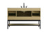 Elegant Lighting Lennox Vanity Cabinet 2Dr4Dw 54 Inch x22 Inch x34 Inch in Honey Brown Model: VF60754MHB