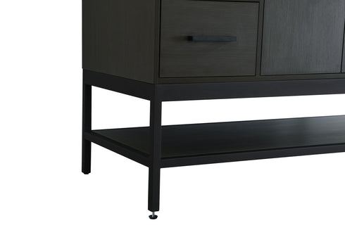 Elegant Lighting Lennox Vanity Cabinet 2Dr4Dw 54 Inch x22 Inch x34 Inch in Mocha Brown Model: VF60754MMB