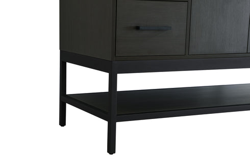 Elegant Lighting Lennox Vanity Cabinet 2Dr4Dw 54 Inch x22 Inch x34 Inch in Mocha Brown Model: VF60754MMB