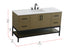 Elegant Lighting Lennox Vanity Cabinet 2Dr4Dw 60 Inch x22 Inch x34 Inch in Chestnut Brown Model: VF60760MCB