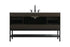Elegant Lighting Lennox Vanity Cabinet 2Dr4Dw 60 Inch x22 Inch x34 Inch in Mocha Brown Model: VF60760MMB