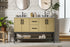 Elegant Lighting Lennox Vanity Cabinet 4Dr2Dw 54 Inch x22 Inch x34 Inch in Honey Brown Model: VF60754DMHB